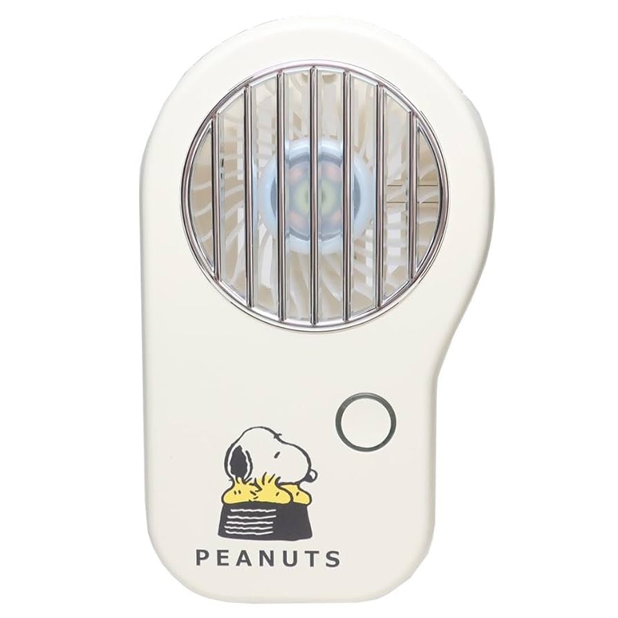 ピーナッツ　扇風機 Amazon | スヌーピー[携帯用扇風機]コンパクトハンディファン